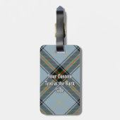 Clan Bell Tartan Bagagelabel (Achterkant verticaal)