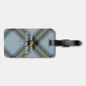 Clan Bell Tartan Bagagelabel (Achterkant horizontaal)
