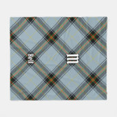 Clan Bell Tartan Fleece Deken (Voorkant (Horizontaal))