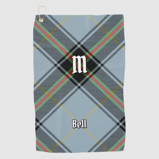 Clan Bell Tartan Golfhanddoek (Voorkant)