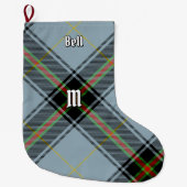 Clan Bell Tartan Grote Kerstsok (Voorkant)