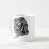 Clan Bell Tartan Paint Brush Cup Mug (Devant gauche)