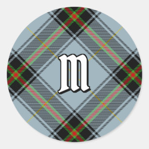 Clan Bell Tartan Ronde Sticker