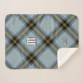 Clan Bell Tartan Sherpa Deken (Voorkant (horizontaal))