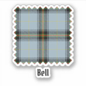 Clan Bell Tartan Sticker (Voorkant)