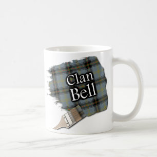 Clan Bell Tartan verfborstel Cup Mok