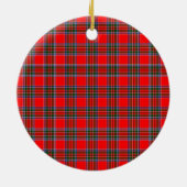 Clan Binning-tartan Keramisch Ornament (Achterkant)