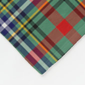 Clan Bisset Schotse Plaid Fleece Deken (Hoek)
