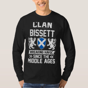 Clan Bissett Scottish Family Clan Scotland Wreakin T-shirt