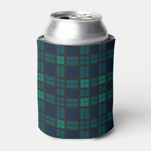 Clan Black Bekijk Tartan Blauw groene cheque Blikjeskoeler