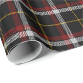 Clan Black Tartan Cadeaupapier (Rol Hoek)