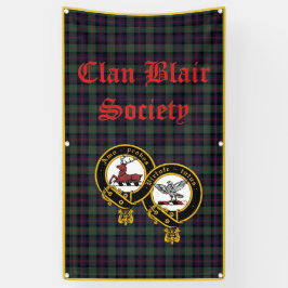 Clan Blair Banner Tartan Achtergrond Verticaal