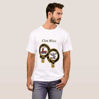 Clan Blair Crest avec titre T-shirt