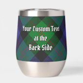 Clan Blair Crest over Tartan (Achterkant)