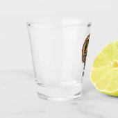 Clan Blair Crest Shot Glass Glas (Links)