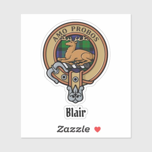 Clan Blair Crest Sticker (Vel)