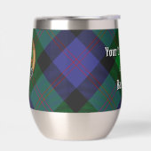 Clan Blair Crest sur Tartan (Gauche)