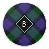 Clan Blair Tartan Ceramic Knob Keramische Knop (Voorkant)
