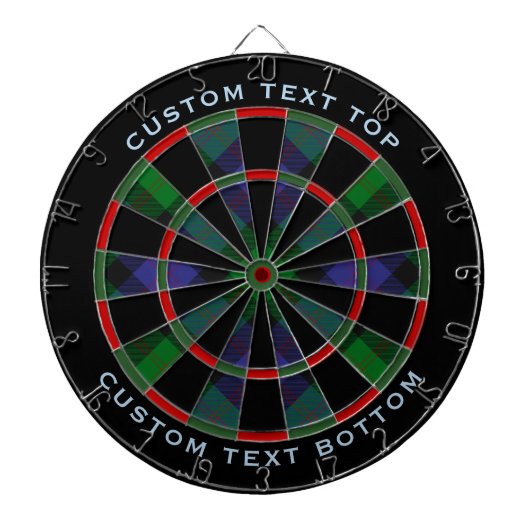 Clan Blair Tartan Dart Board Dartbord (Voorkant)