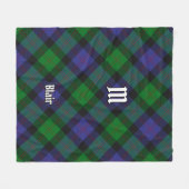 Clan Blair Tartan Fleece Blanket (Voorkant (Horizontaal))