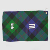 Clan Blair Tartan Golf Towel Golfhanddoek (Horizontaal)