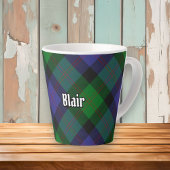 Clan Blair Tartan Latte Mug