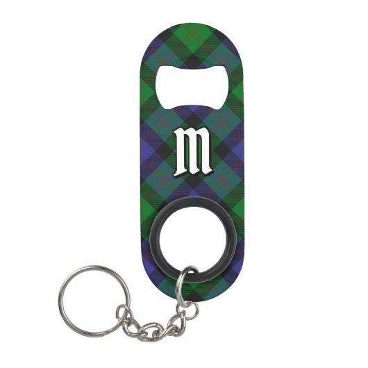 Clan Blair Tartan Sleutelhanger Mini Flessenopener (Voorkant)