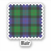 Clan Blair Tartan Sticker (Voorkant)