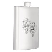 Clan Blair Zilveren Flask (omtrek) Flacon (Rechts)