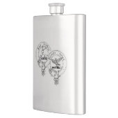 Clan Blair Zilveren Flask (omtrek) Flacon (Links)