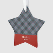 Clan bleu MacKay Tartan Plaid écossais (devant)