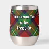 Clan Boyd Crest over Tartan (Achterkant)