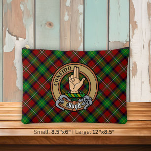 Clan Boyd Crest over Tartan Etui