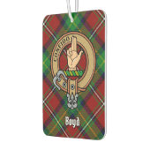Clan Boyd Crest over Tartan Luchtverfrisser (Links)