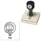 Clan Boyd Crest Rubber Stamp Rubberstempel (Gestempeld)