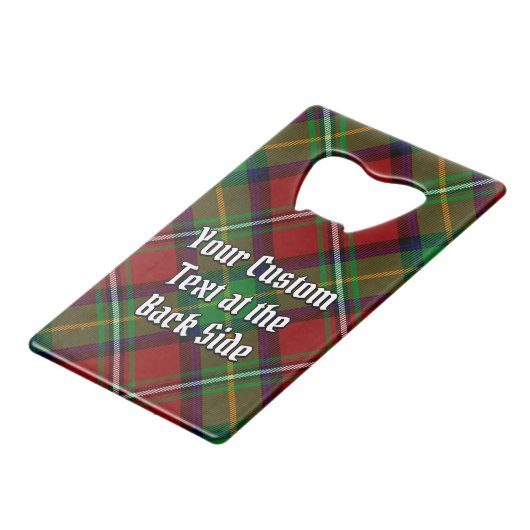 Clan Boyd Crest sur Tartan (Dos Angle)