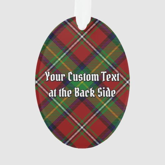 Clan Boyd Crest sur Tartan (dos)