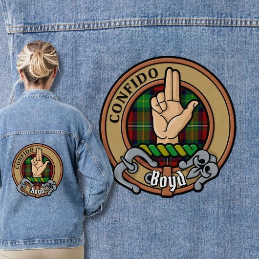 Clan Boyd Crest sur Tartan