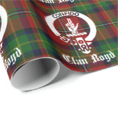 Clan Boyd Crest Tartan Cadeaupapier (Rol Hoek)
