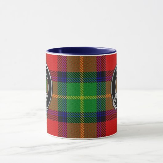 Clan Boyd Crest & Tartan Mug (Centre)