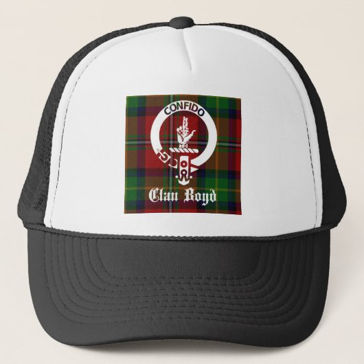 Clan Boyd Crest Tartan Trucker Pet (Voorkant)