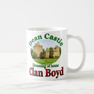 Clan Boyd rêvait de sa maison Dean Castle Cup Mug