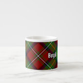 Clan Boyd Tartan Espresso Kop (Voorkant)