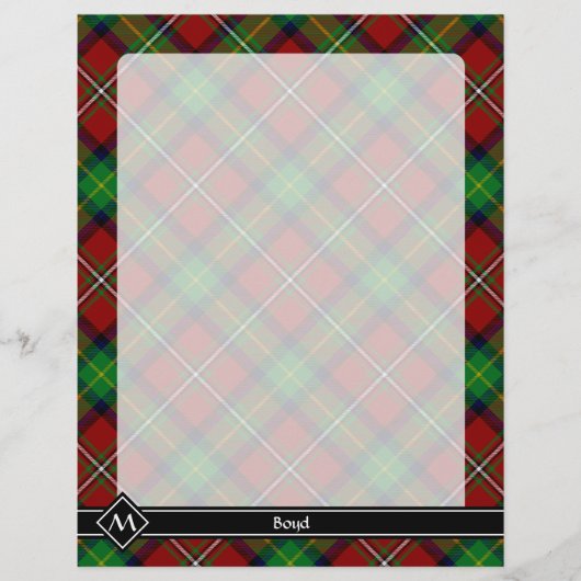 Clan Boyd Tartan Flyer (Voorkant)