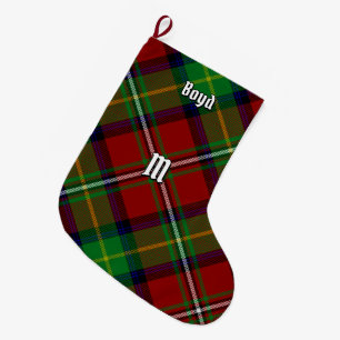 Clan Boyd Tartan Grote Kerstsok