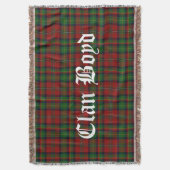 Clan Boyd Tartan Lancer la couverture (devant Vertical)