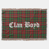 Clan Boyd Tartan Lancer la couverture (Devant)