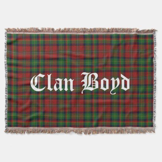 Clan Boyd Tartan Lancer la couverture (Devant)