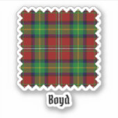 Clan Boyd Tartan Sticker (Voorkant)