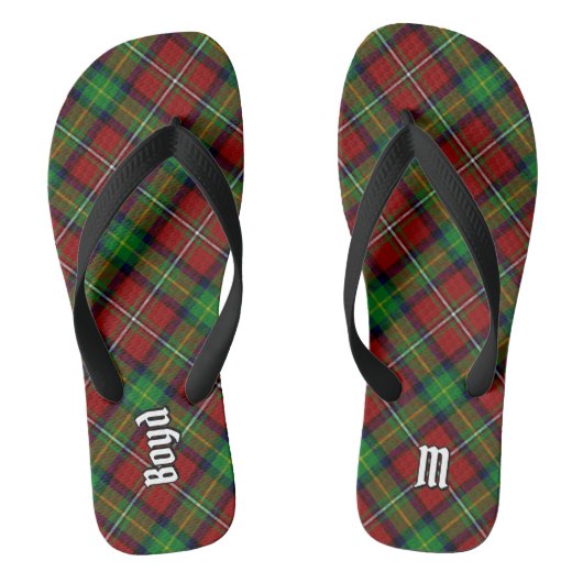 Clan Boyd Tartan Teenslippers (Voetbed)